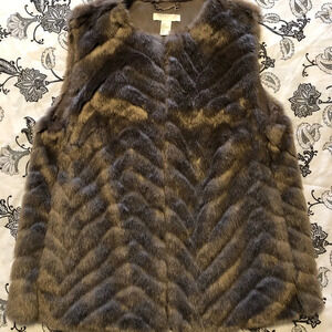 H&M faux fur vest